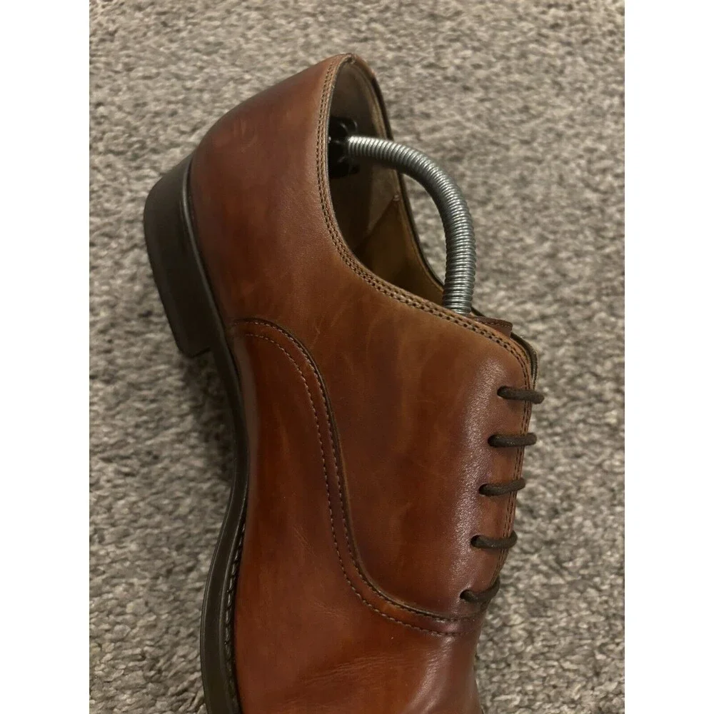 Magnanni Men's Lucas Cap-Toe Leather Oxfords -‎ 21019 - Cognac Brown 11M